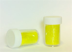 Глиттер желтый PN неоновый 0,2 мм 10г