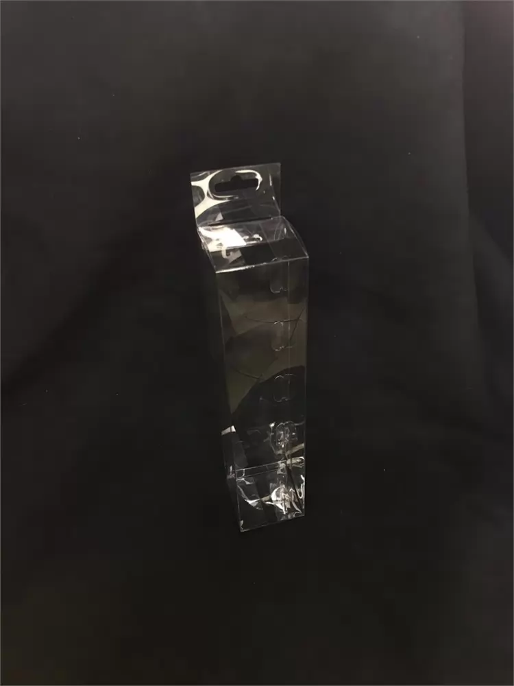Блистерный короб, ПЭТ с Евро-подвесом 60*60*270; 0,3 мм.